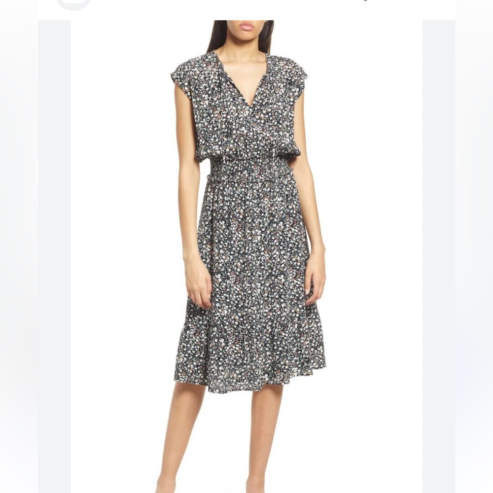 Rails Ashlyn Smocked Waist dress